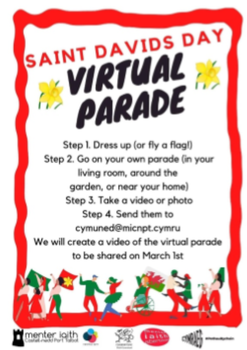 Swansea's Menter Iaith St David’s Day Virtual Parade